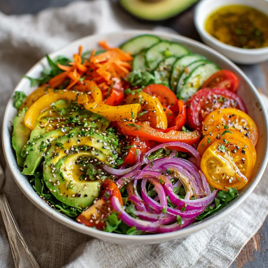 A bowl of vegetables with a spoon on the side.
