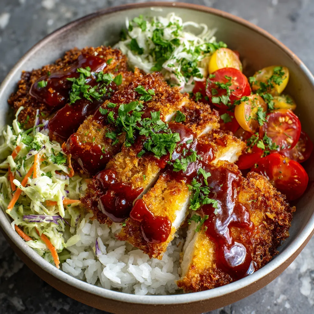 A bowl of food with chicken and rice.