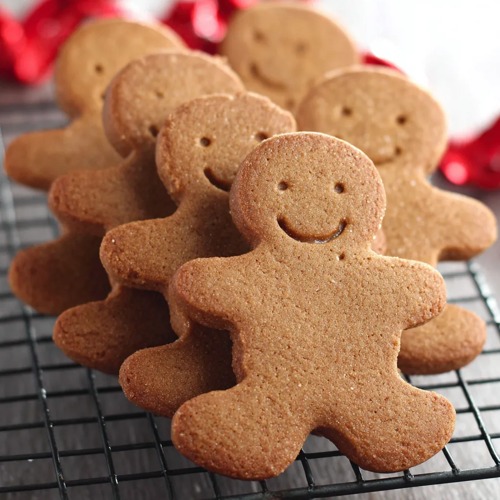 Gingerbread cookies that won't spread cooling on a rack, perfectly shaped cut-out cookies with smooth edges