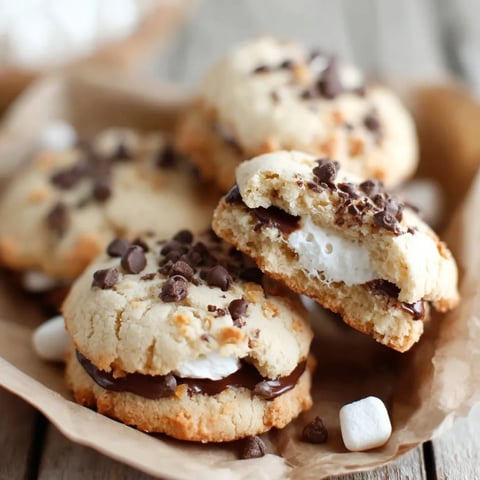 Forgotten Cookies with crispy meringue exterior and melted chocolate center.